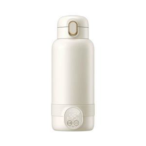 Wireless Electric Baby Milk Warmer 500ml Milk Capacity Adjustable Temperature Portable Infant Bottle Warmer Stainless Steel Inner LED Screen Real Time Temperature Monitoring Compact Design