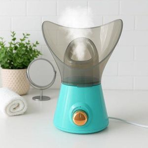 OSENJiE Facial Steamer - Deep Cleansing, Moisturizing & Skin Rejuvenation Apparatus For Home Spa. Multi Colour