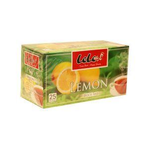 Lele Lemon Flavoured Black Tea - 2 Packs (25 Tea Bags x 2)