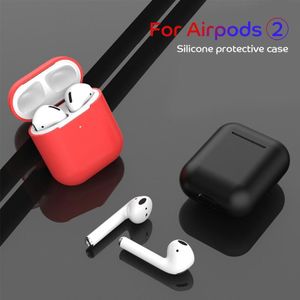 Applicable Airpods2 Generation Protective Case Apple 1 Generation 2 Generation Pro Earphone Sleeves Silicone Drop-Resistant Apple Earbuds Case Earphone Sleeves Soft