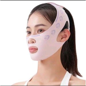 Reusable V Line Lifting Mask Breathable and Comfortable V Line Face Lifting Band Double Chin & Jawline Lifting, Comfortable & Adjustable Design