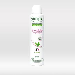 Simple Deo Spray 250ml - Invisible