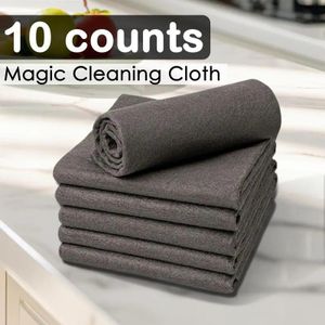 10pcs Thickened Magic Cleaning Cloth, Microfiber Residue-Free, Reus...
