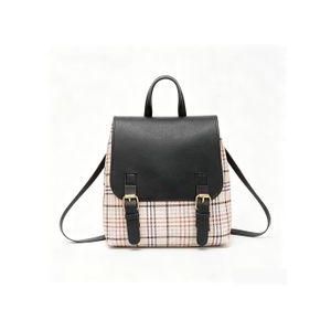 Plaid Mini Backpack ? Sweet Style Double-Shoulder Bag