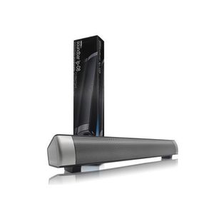 10W 2000mAh 2.0 Channel USB MP3 Player Bluetooth Speaker (L6.35 x W40)cm / (L2.5 x W15.7)inch - Black