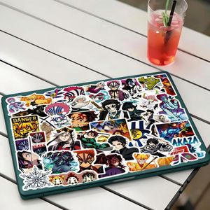 Demon Slayer Stickers Set - 50 Pieces for Laptops, Phones, Water Bottles - Cartoon Design