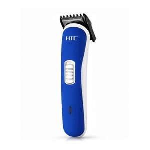 600mAh Rechargeable Cordless Beard and Hair Trimmer with Stainless Steel Blade, Adjustable Cutting Length and 40-Minute Runtime - Blue