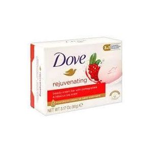 Dove  Rejuvenating Beauty Bar Soap with Pomegranate & Hibiscus - 90g x 4