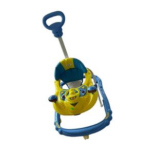 Speedster Co-Pilot Joyrider Baby Walker - Blue/Yellow