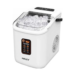 HALEY Ice Cube Maker With Self-Cleaning Function - 12Kg Ice/24Hours - White