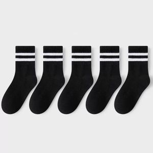 GALUIN 5 PCS Men's Black Socks