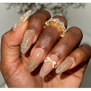 Press On Nails 24Pcs, Fake Nails No Glue, Nail Decor