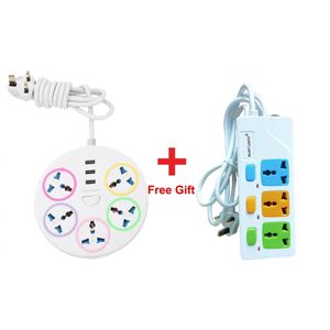 Powerful 5-Way Heavy Duty Extension + FREE 3-Way Gift - Charge Everything at Once!