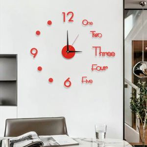 Large 3D Wall Clock - cloudysage