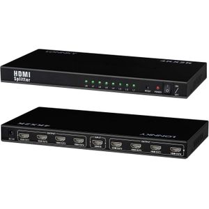 Lonno HDMI Splitter 1x8 Port Ultra 3D - Black