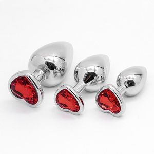 Blacka Metal Anal Plug,3 Pieces Male and Female Masturbation, Anal Dilator, Adult Toys, Alternative Anal Toys, Metal Anal Plug