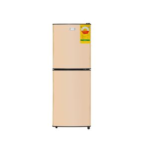 Nasco NASD2-18FL-G Double Door Bottom Freezer Fridge - 136 Litre Rose Gold