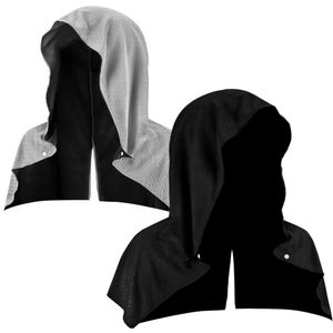 Cooling Hoodie Towel, 2 Pack Sun Protection Ice Towel Cooling Towels for Neck and Face