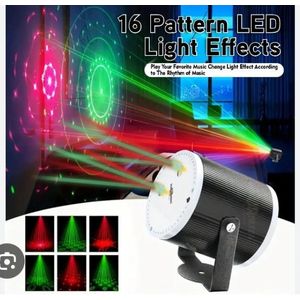 AD 2 in 1 Party Dj Lazer Light - Multicolor