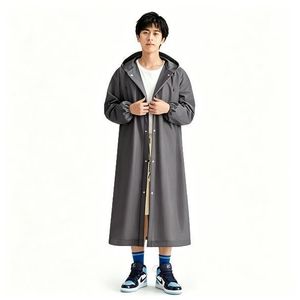 Dou-color Waterproof portable raincoat