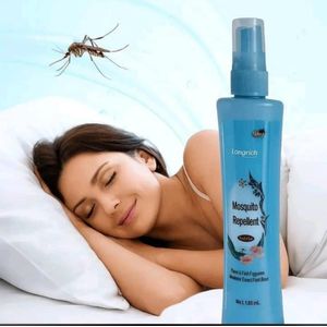 Longrich 1pcs Anti-mosquito Protection Repellent/Spray Flowery Smell & Eco-friendly - Prevent The Whole Body From Mosquito Bite - 195ml