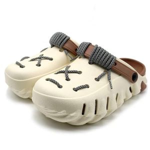 Gukbis Men's platform slippers, beach sandals, home/outdoor slippers