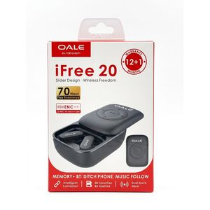 Oale iFree 20 Slider Design True Wireless Earphones with Built-in TF/SD Card MP3 Player