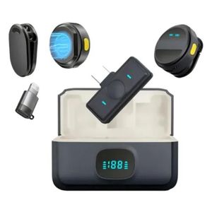 SX21 Wireless Lavalier Magnetic Microphone for Iphone and Type c