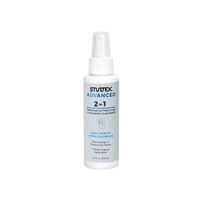 Studex Advanced 2-in-1 Piercing Aftercare & Cleanser – Hypochlorous Spray for Body and Ear Piercing, Hypoallergenic Formula for Sensitive Skin (3.4oz)