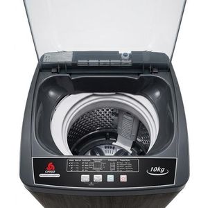 Chigo All-In-One Full Automatic Washer and Dryer 10Kg Blue Light Washing Machine for Household Hotels Hostels - Grey 