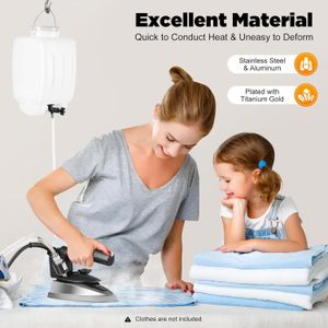 KJL 94A1 High Power Industrial  Steam Iron - 1200W-Black