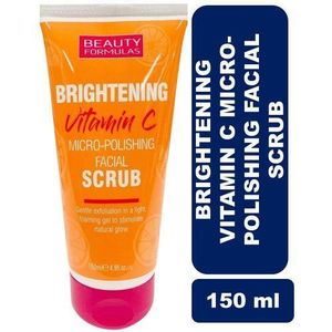 Beauty Formulas Brightening Vitamin C Micro-Polishing Facial Scrub - 150 ml