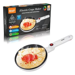 RAF Non-Stick Electric Crepe Maker -White/Black