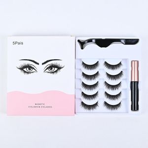Magnetic False Eyelashes Applicator & Eyeliner Kit