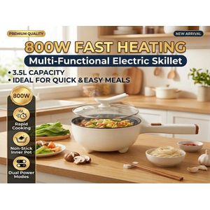 Electric Skillet Multifunction 3.5L -White