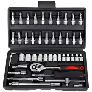 46Pcs Socket Wrench Set 