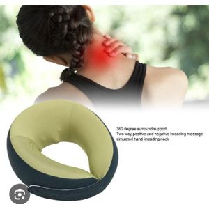 AD GALAXY Electric Neck Massaging and Relaxing Pillow - Multicolor 