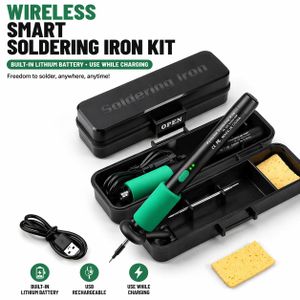 TIMBUTUS Cordless Soldering Iron – Rechargeable Portable Welding Tool with 3 Temperature Levels for DIY & Electronics Repair