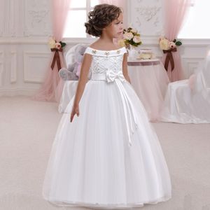 Flower Girls Wedding Dress For Girls Elegant Lace Princess Dress Kids  Dresses Children Evening Party Ball Gown 4 5 6 8 10 Year