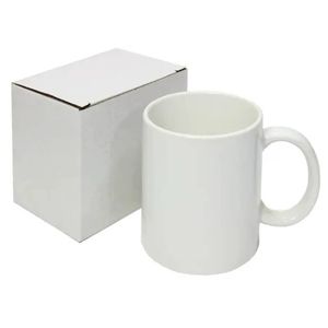 Customizable Blank Ceramic sublimation mugs - 325ml - white