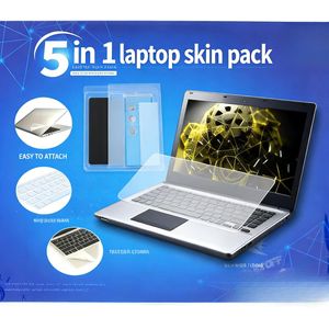 Laptop protective film five-piece set, protective film + keyboard film, case film + mouse pad