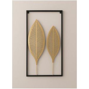 Light Luxury Wall Decoration, Easy Installation, Great for Bedroom Hanging Parts, Hotel Wall Decoration XJ-1100-58 (L23.6 x W11.8)inch - Style 3 / Gold