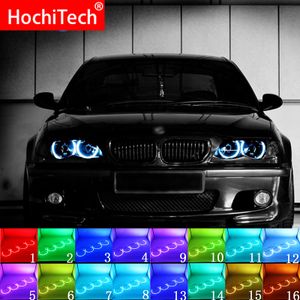 APP Bluetooth LED Angel Eyes Halo Rings for BMW E46 4D coupe e46 sedan