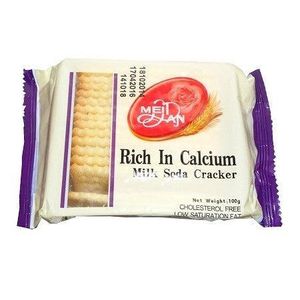 Calcium Enriched Milk Soda Biscuit 100g × 24