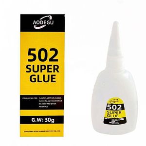 502 Super Glue 30g - Extra Strong Instant Adhesive, Repairs in 10 Seconds, Perfect for Plastic, Metal, Ceramic & Shoes