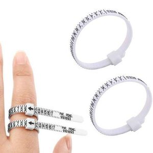 4Pcs US Ring Sizer Plastic Finger Ring Measure for Women Men