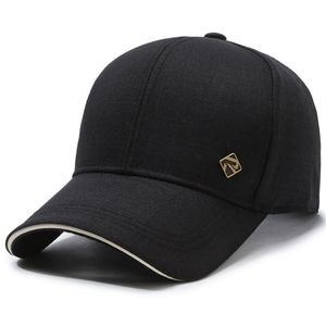 Minimalist Black Men’s Baseball Cap – Adjustable Breathable Outdoor Hat
