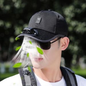 Solar/USB Charging Fan Cap,Solar Fan Hat, Mesh Baseball Cap with Solar Fan, Summer UV Protection Sun Hat