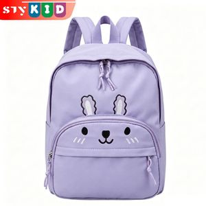 STY Children Schoolbags Boys & Girls Backpack Bags Kid Shoulder Bag Kindergarten Bag - Light Purple