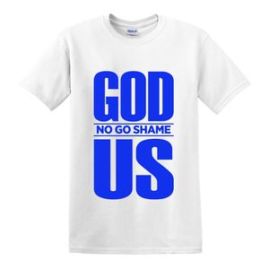 God No Go Shame Us T-shirt - White